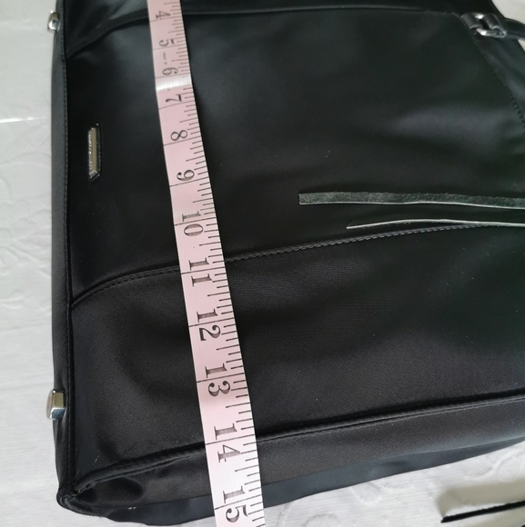 HP🔥Rebecca Minkoff Black Nylon Regan Laptop Tote Bag - Picture 11 of 13